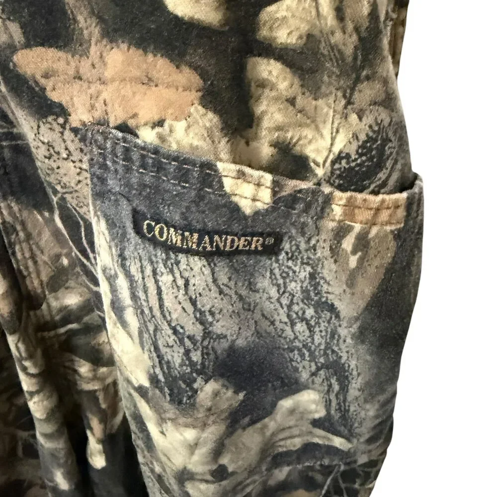 Commander Camo Hunting Bib Overalls Size 42 Regular Mossy Oak Style Camouflage